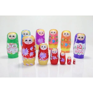 6lı Ahşap Matruşka Seti