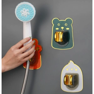 Yapışkanlı Hayvan Figürlü Hareketli Duş Başlığı Tutucu