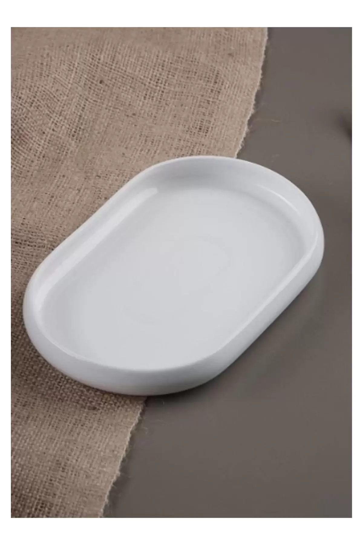 Acar SCT21.0229 Bianco Porselen Oval Tabak 20 Cm 6 Lı