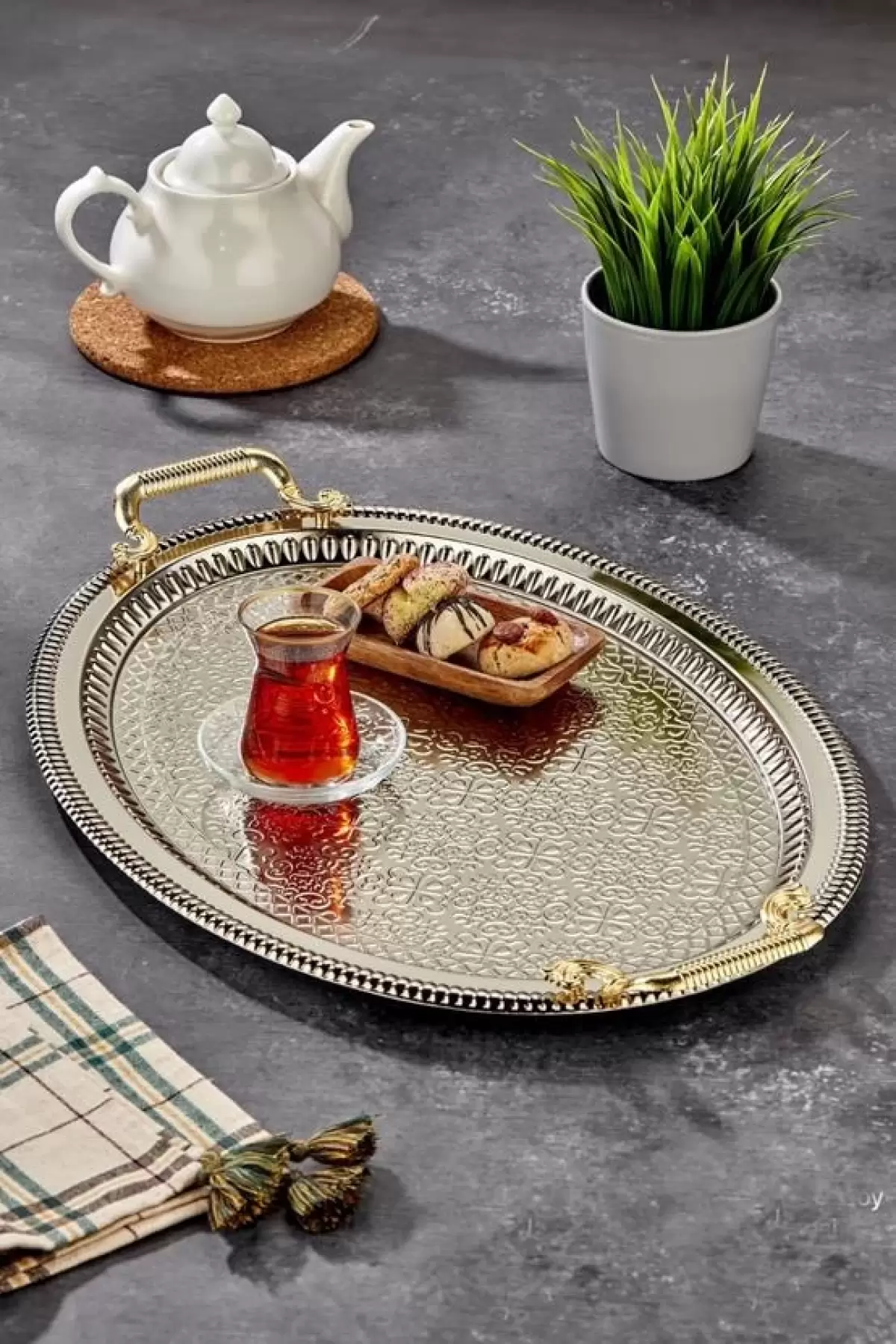 Cok Maxi Oval Tepsi