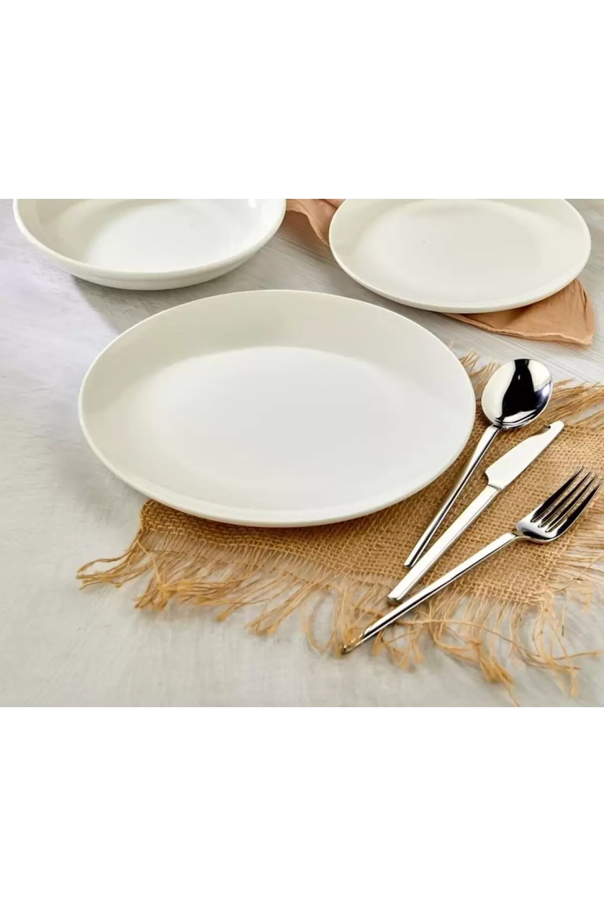 Cok 6lı Porselen 23cm Servis Tabağı