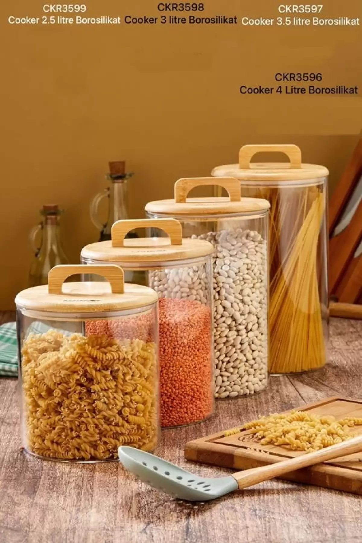 Cok Borosilikat 3lt.Kavanoz