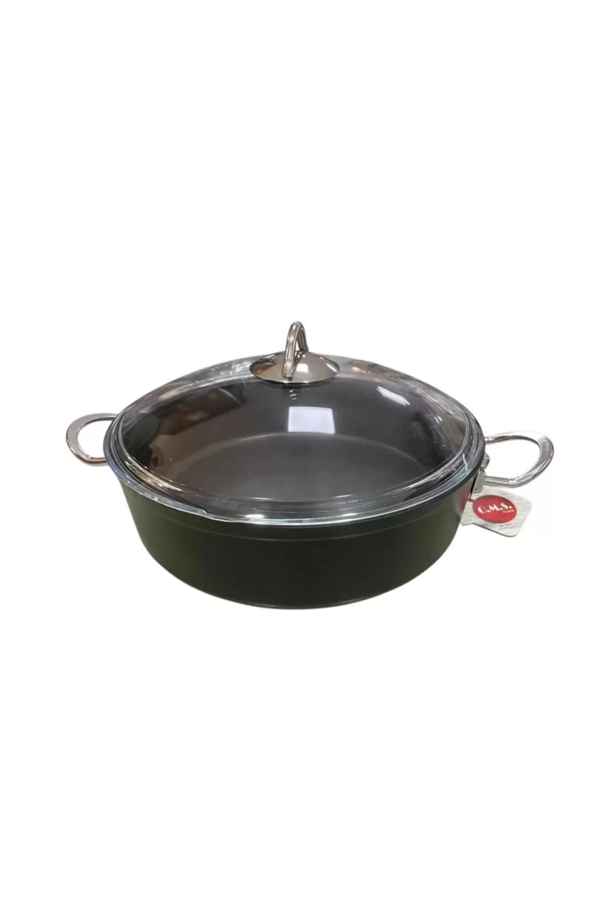 Oms Gastro Siyah 26x7,5cm Kısa Tencere