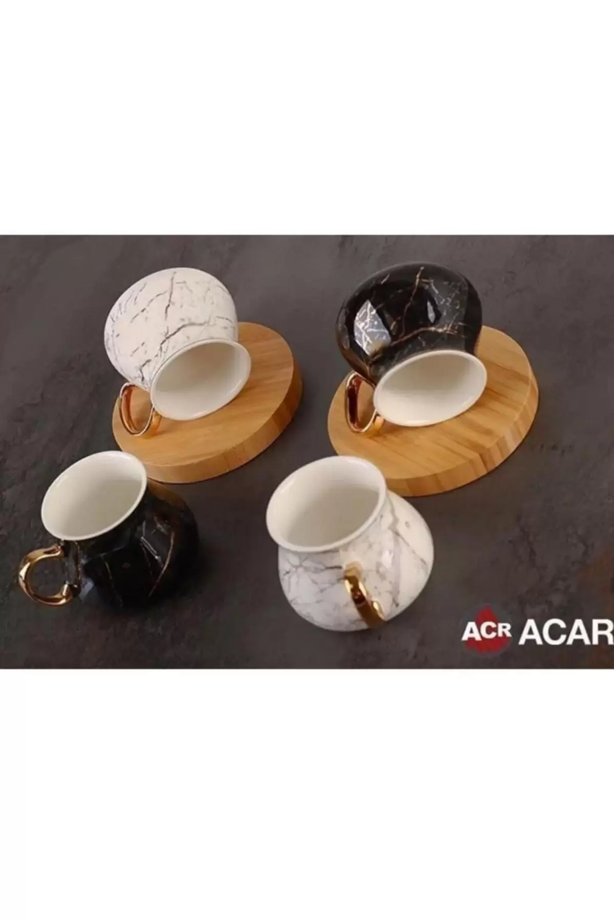 Acar KAI10590 Tekli Porselen Çay Fincanı