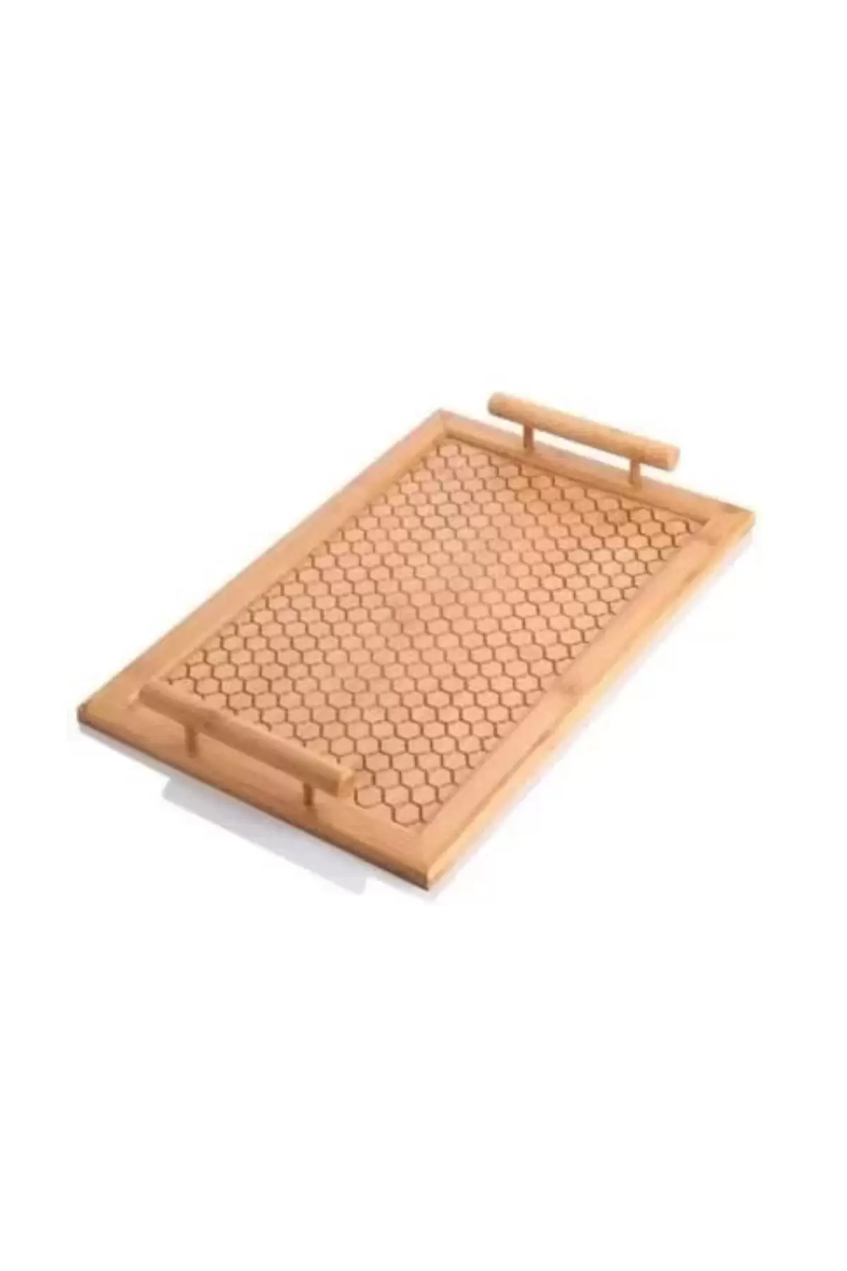 Balsa DT4027 Desenli Bambu Tepsi 40x27 Cm