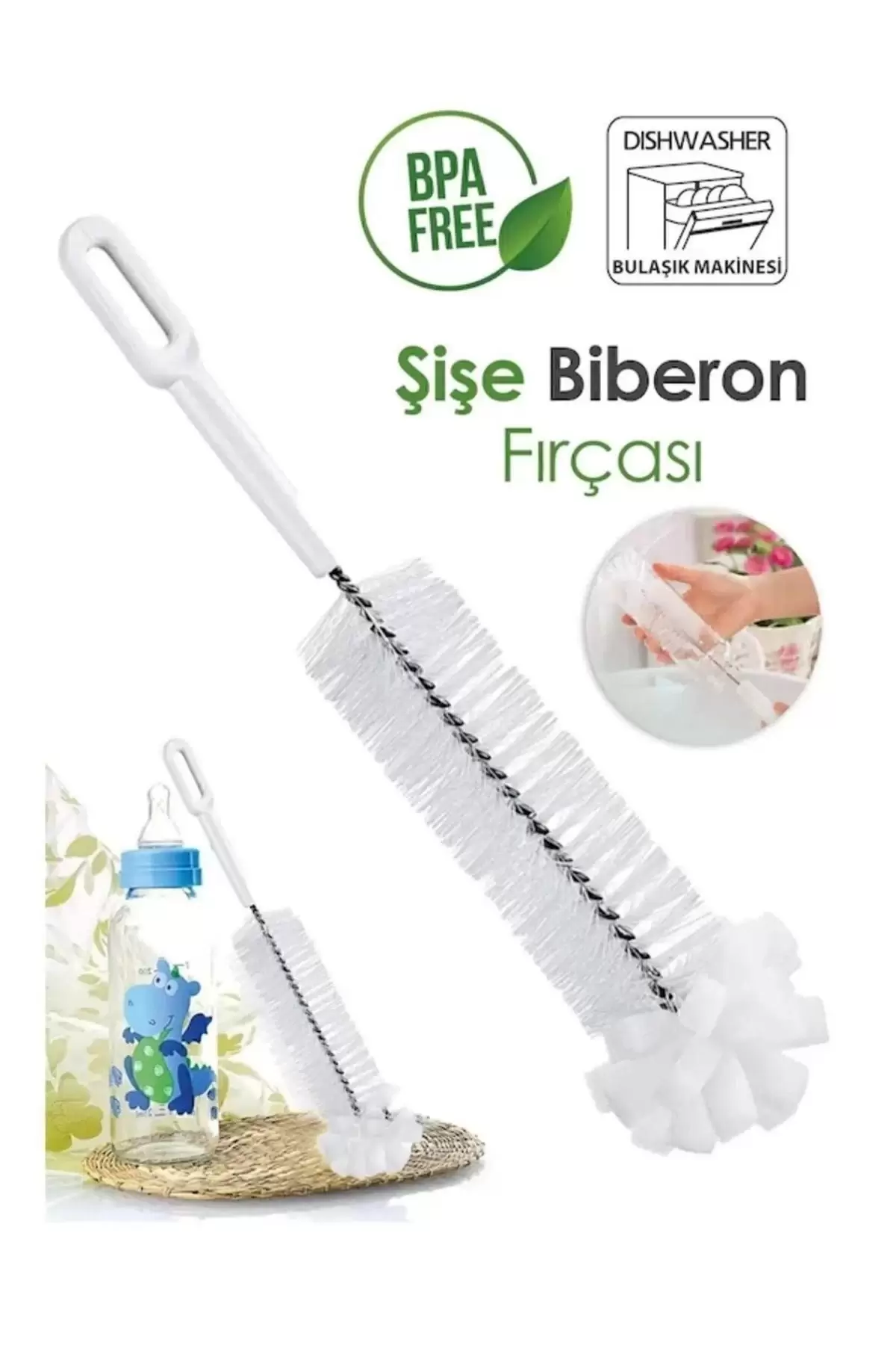 Baysa TP152 Titiz Biberon Temizleme Fırçası