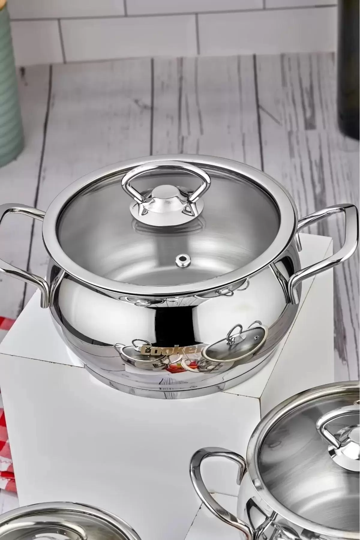 Cooker CKR3336 Lara Çelik Güveç Tencere Seti 3 Lü (12-14-16 Cm)