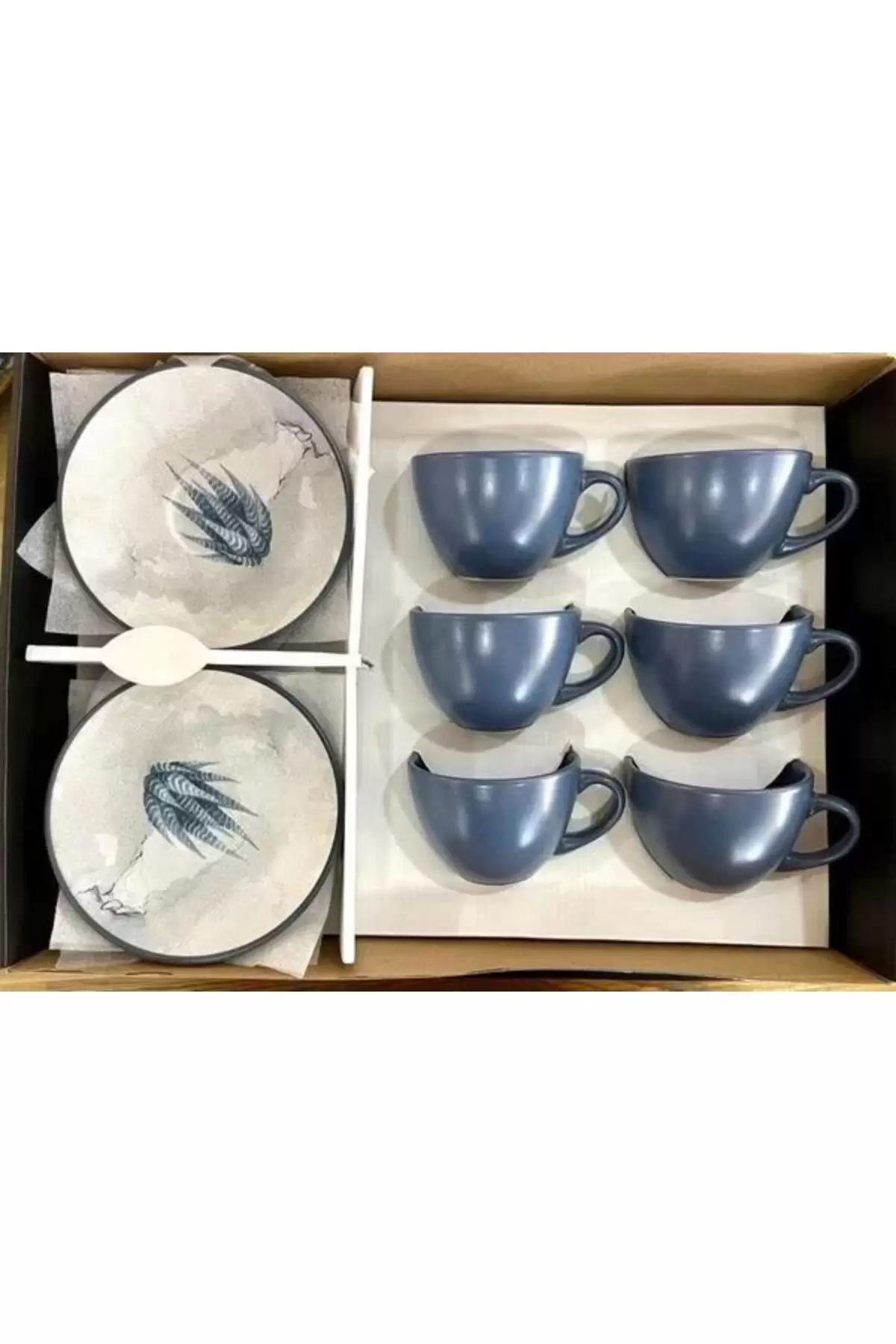 Keramika 5723 Mavi Fincan Takımı 6 Lı