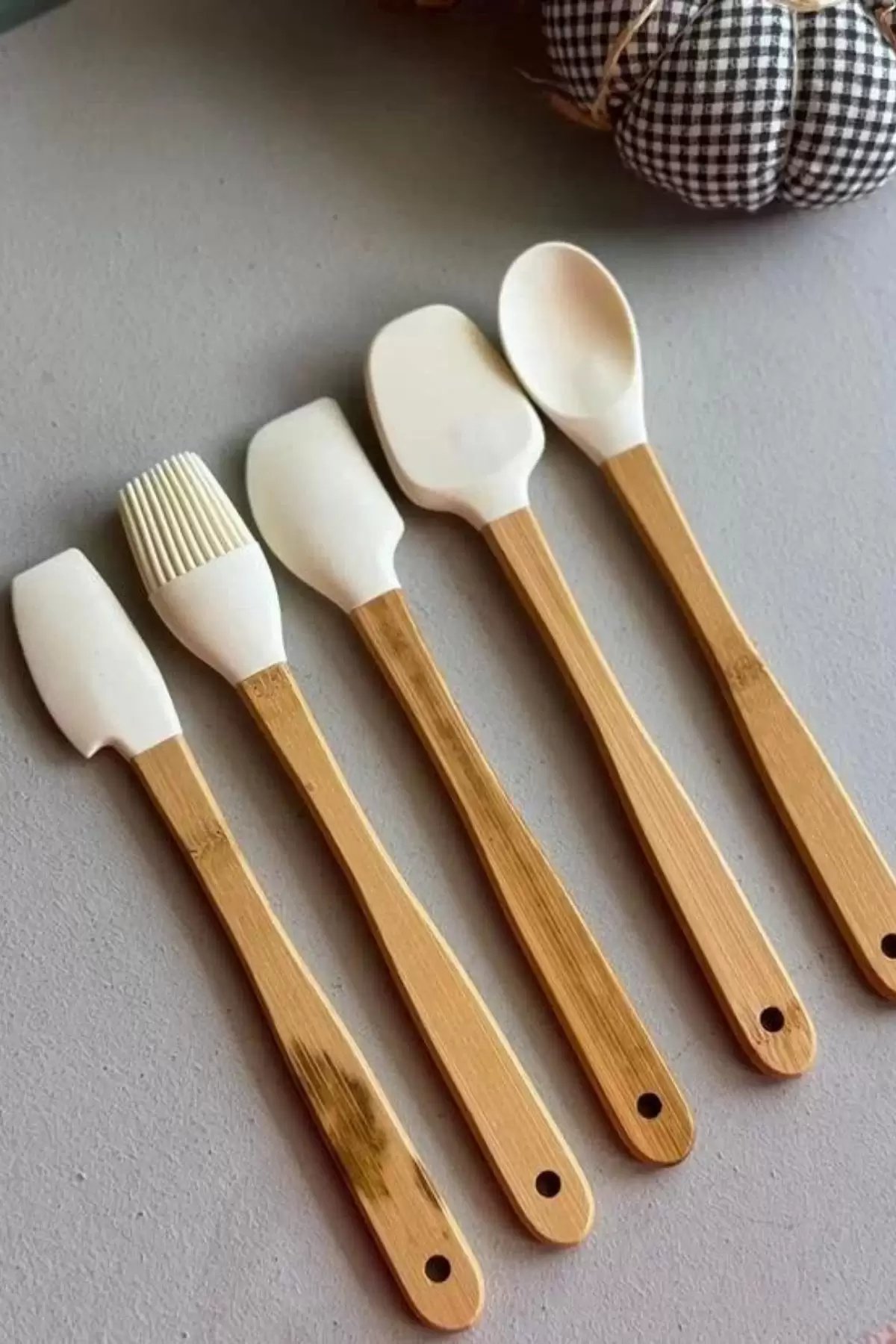 Mien MEN899 Krem Silikon Spatula Seti 5 Li