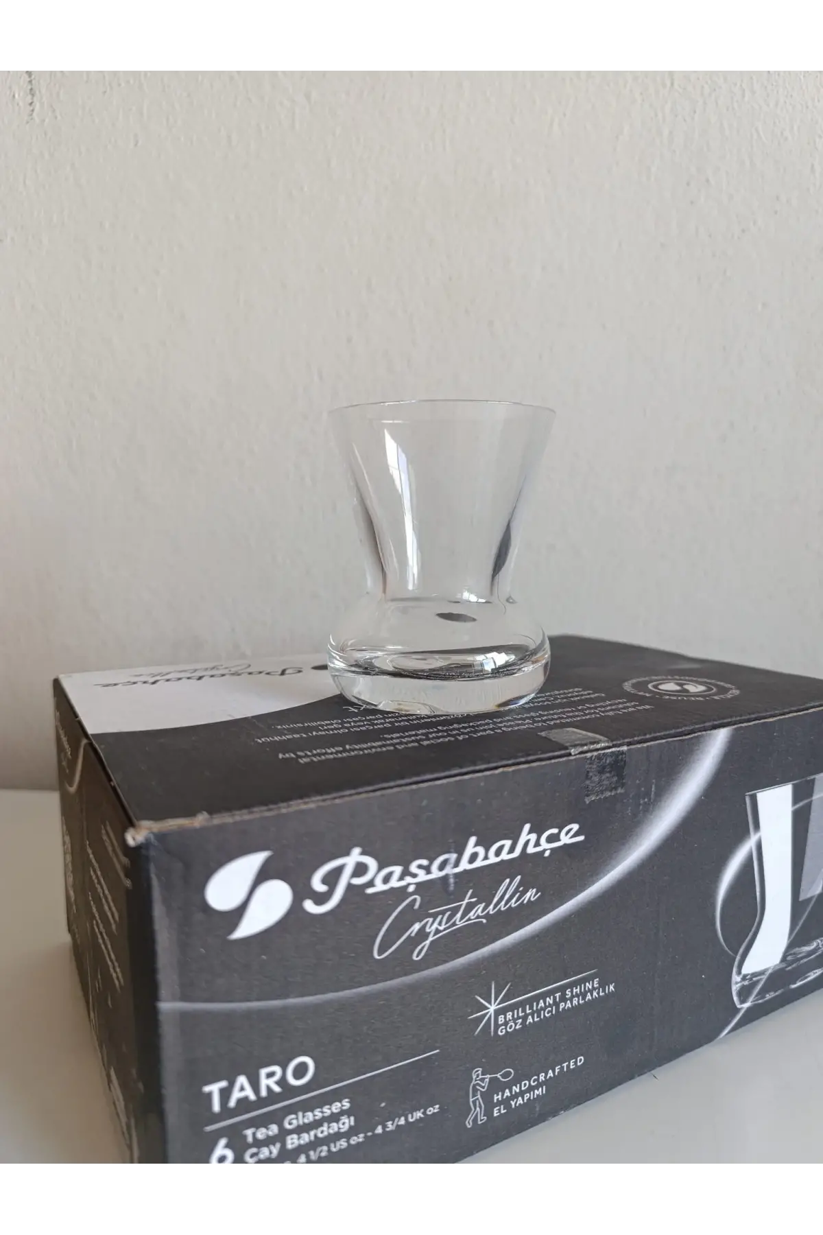 Paşabahçe 22326 Taro Kristal Çay Bardağı 135 cc 6lı