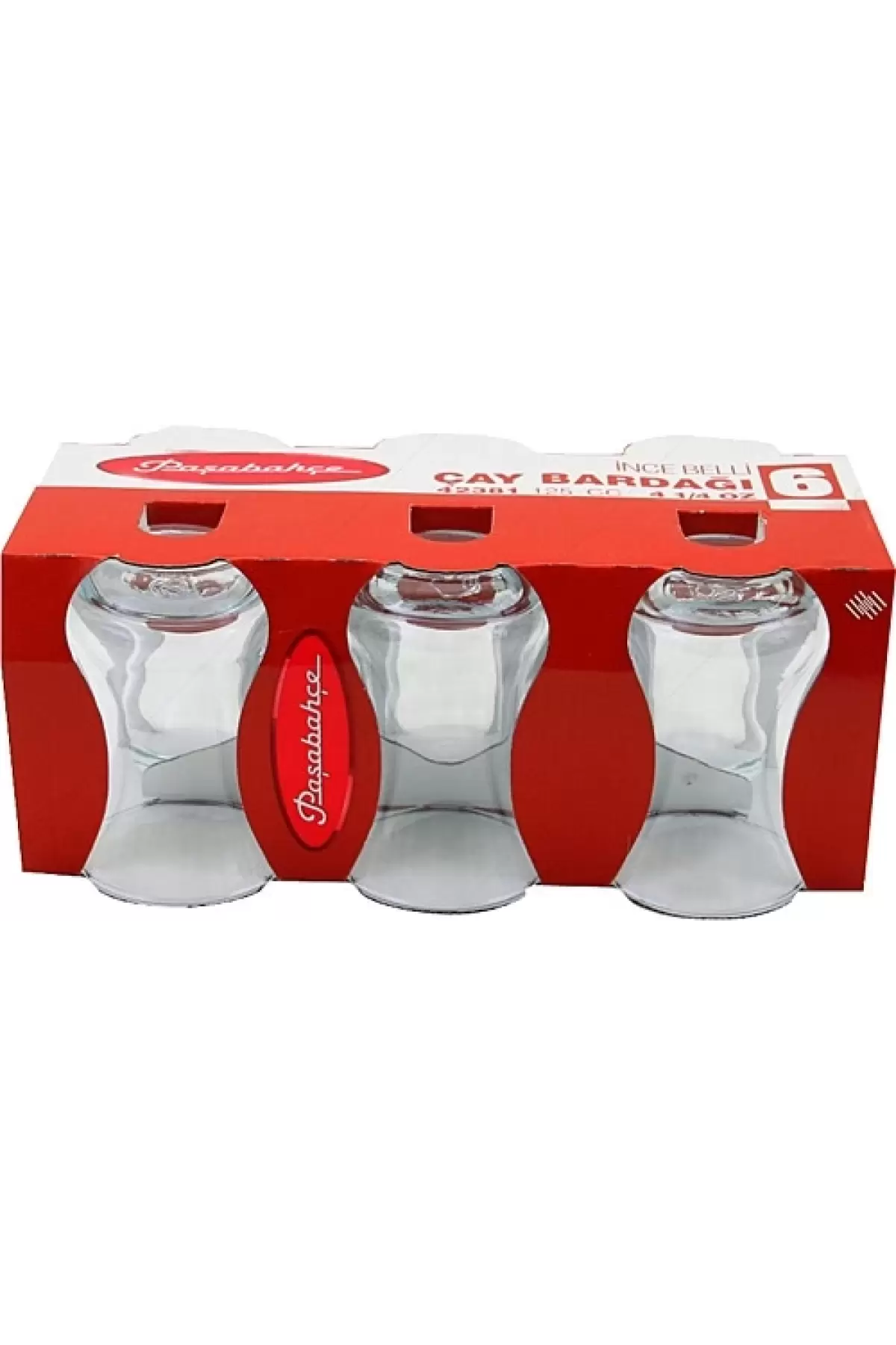Paşabahçe 42381 İnce Belli Çay Bardağı 125 Cc 6 Lı