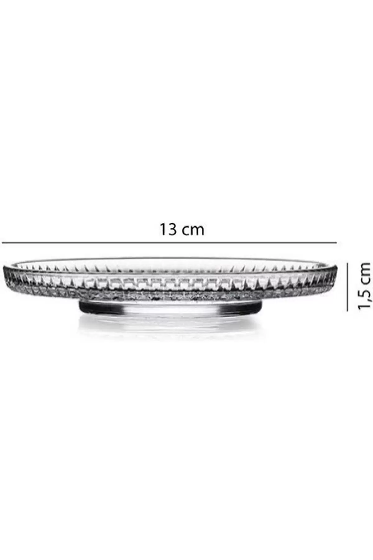 Paşabahçe 54771 Elysia Çay Tabağı 6lı 13 cm