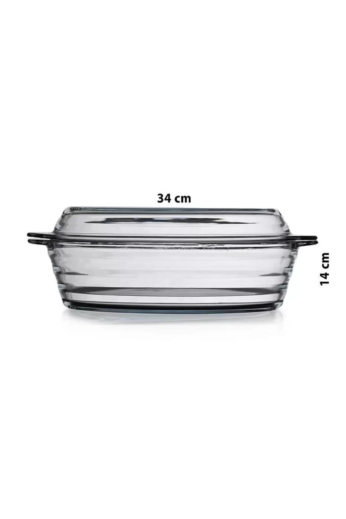 Paşabahçe 590003 Borcam Kapaklı Tencere 2100 cc 25.1x22 cm