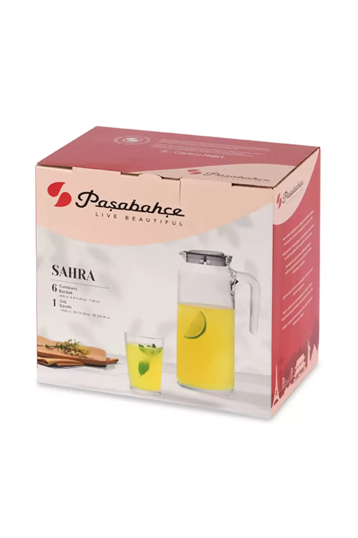 Paşabahçe 96396 Sahra Sürahi Su Takımı