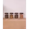 Mien 4lü Cam Kavanoz Seti