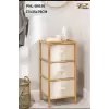 Pan 3 Çekmeceli Bambu