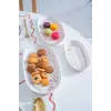 Acar Laila 3lü Kayık Tabak