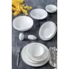 Acar HNA22.0069 Silver Bone Yemek Takımı 30 Parça