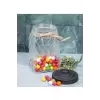 Cooker CKR2732 Cam Siyah Kapaklı Kavanoz 25 Cm