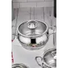 Cooker CKR3336 Lara Çelik Güveç Tencere Seti 3 Lü (12-14-16 Cm)