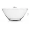 Paşabahçe 10697 Iconic Cam Salata Kasesi 2950 cc 25 cm