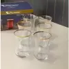 Paşabahçe 42021 Yaldızlı Çay Bardağı 120cc 6 Lı