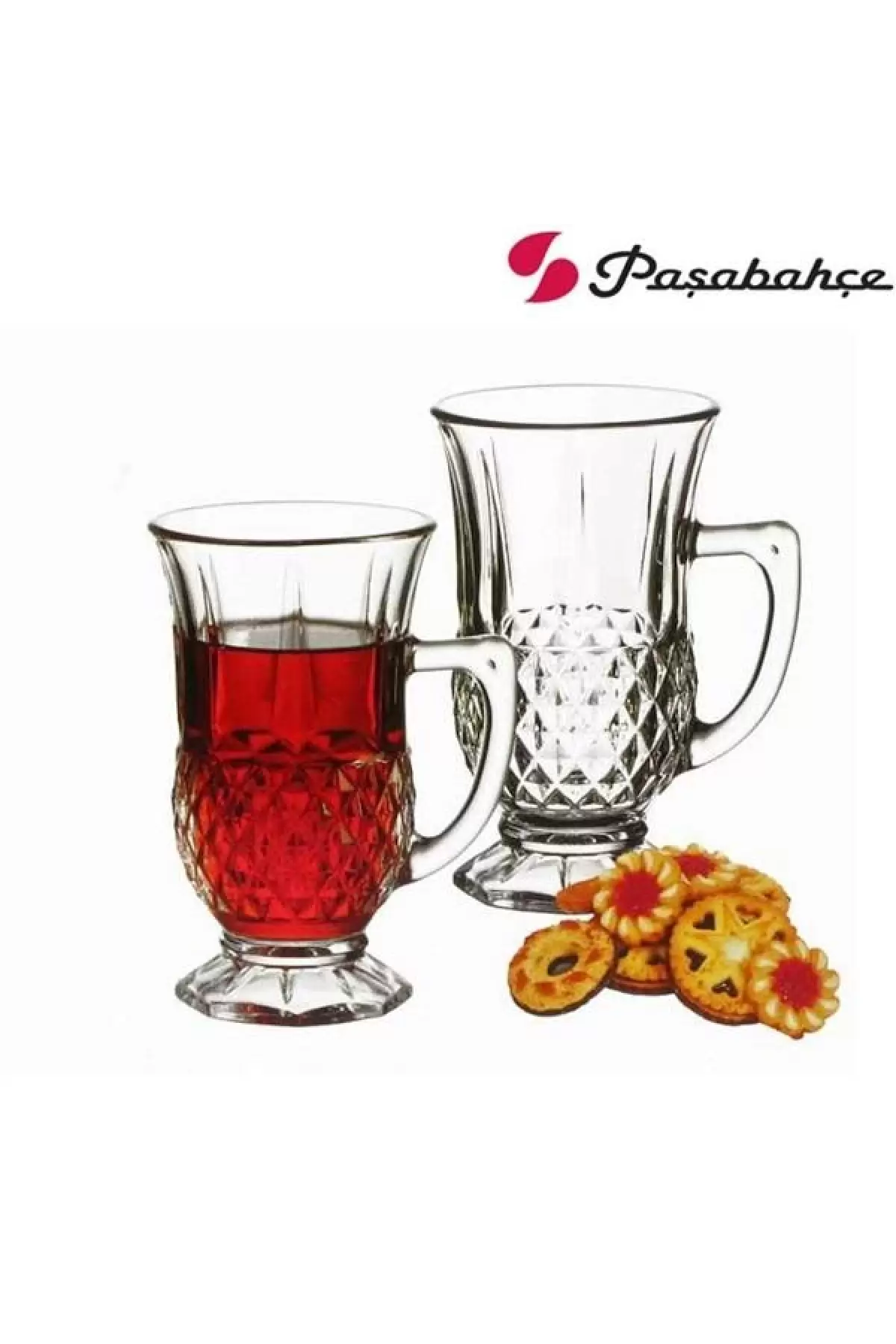 Paşabahçe 55671 İstanbul Kulplu Çay Bardağı 160 cc 6 Lı