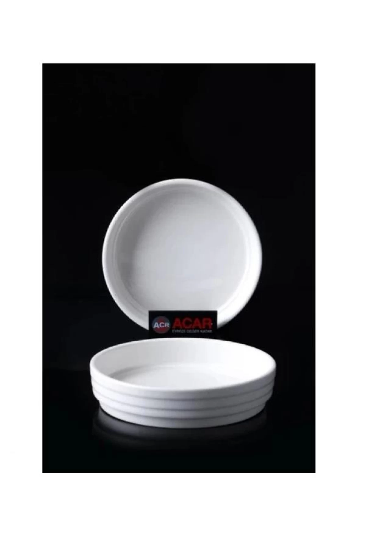 Acar YSF11808 Porselen Oval Tabak 12.7 Cm 6 Lı