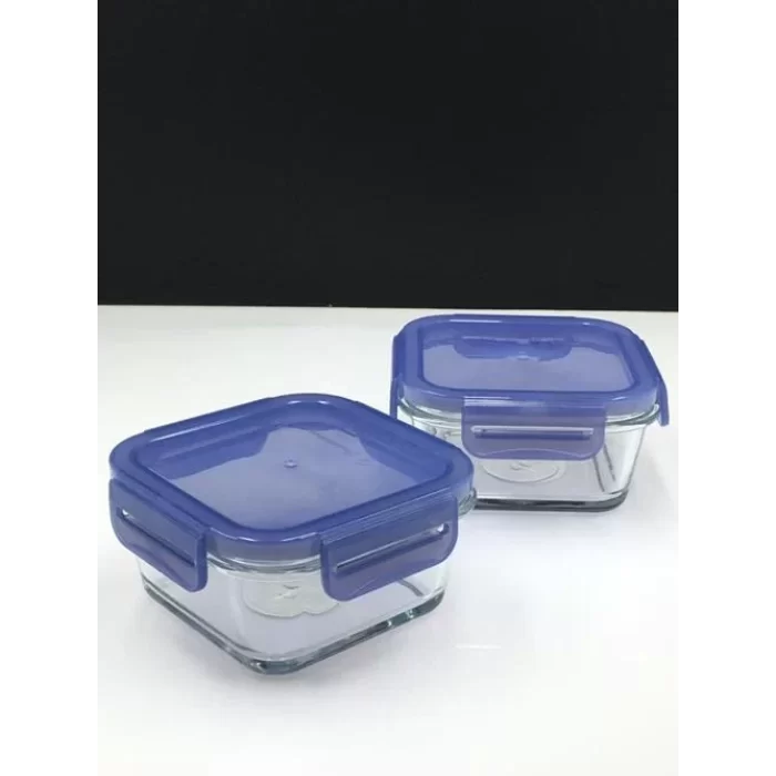 Paşabahçe 530083 Mavi Kapaklı Saklama Kabı 300 cc
