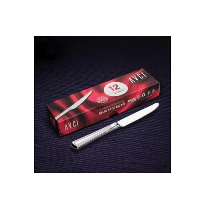 Avcı AVC117 Narin Tatlı Bıçak 12 Li