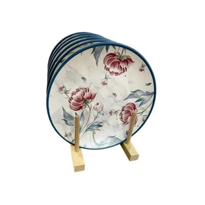 Keramika 6449 Seramik Pasta Tabağı No:17 6 Lı