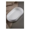 Acar SCT21.0230 Bianco Porselen Oval Tabak 35x18X6 Cm