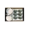 Keramika 2133 Yeşil Çay Fincan Takımı 6 Lı