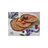 Mien MEN1031.O Hasır Oval Orta Tepsi 43X33X3 Cm