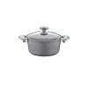 OMS GR099 Granit Gri Derin Tencere 18x10 Cm