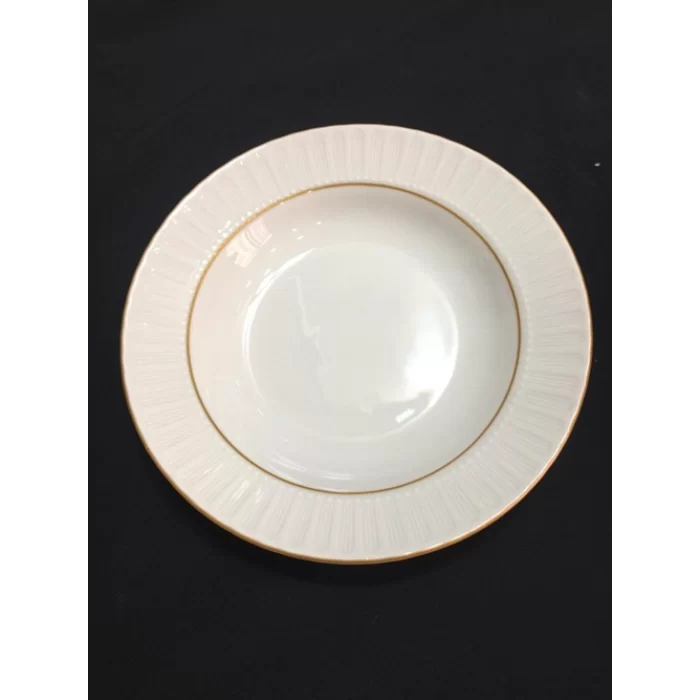 Güral Porselen SF22CK Mat Sedef Çukur Tabak 22 Cm 6 Lı