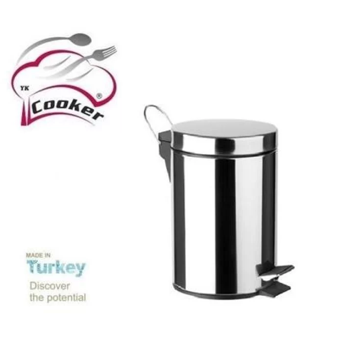 Cooker EF407 Çelik Çöp Kovası 20Lt