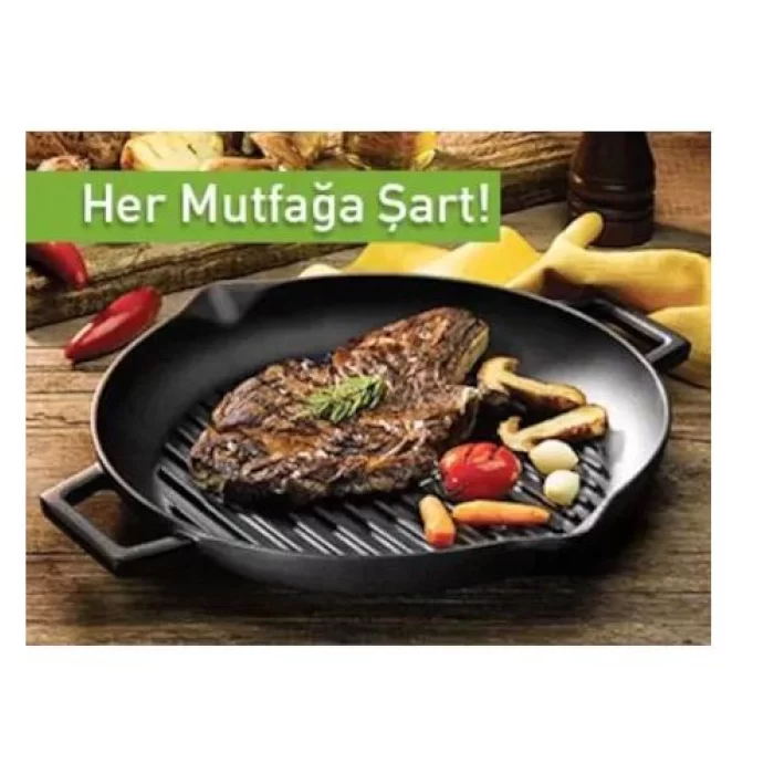 Lava 30cm Döküm Izgara Tava