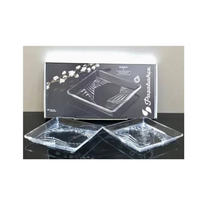 Paşabahçe 68317 Madlen Tatlı Tabağı 15x15 cm 2 Li