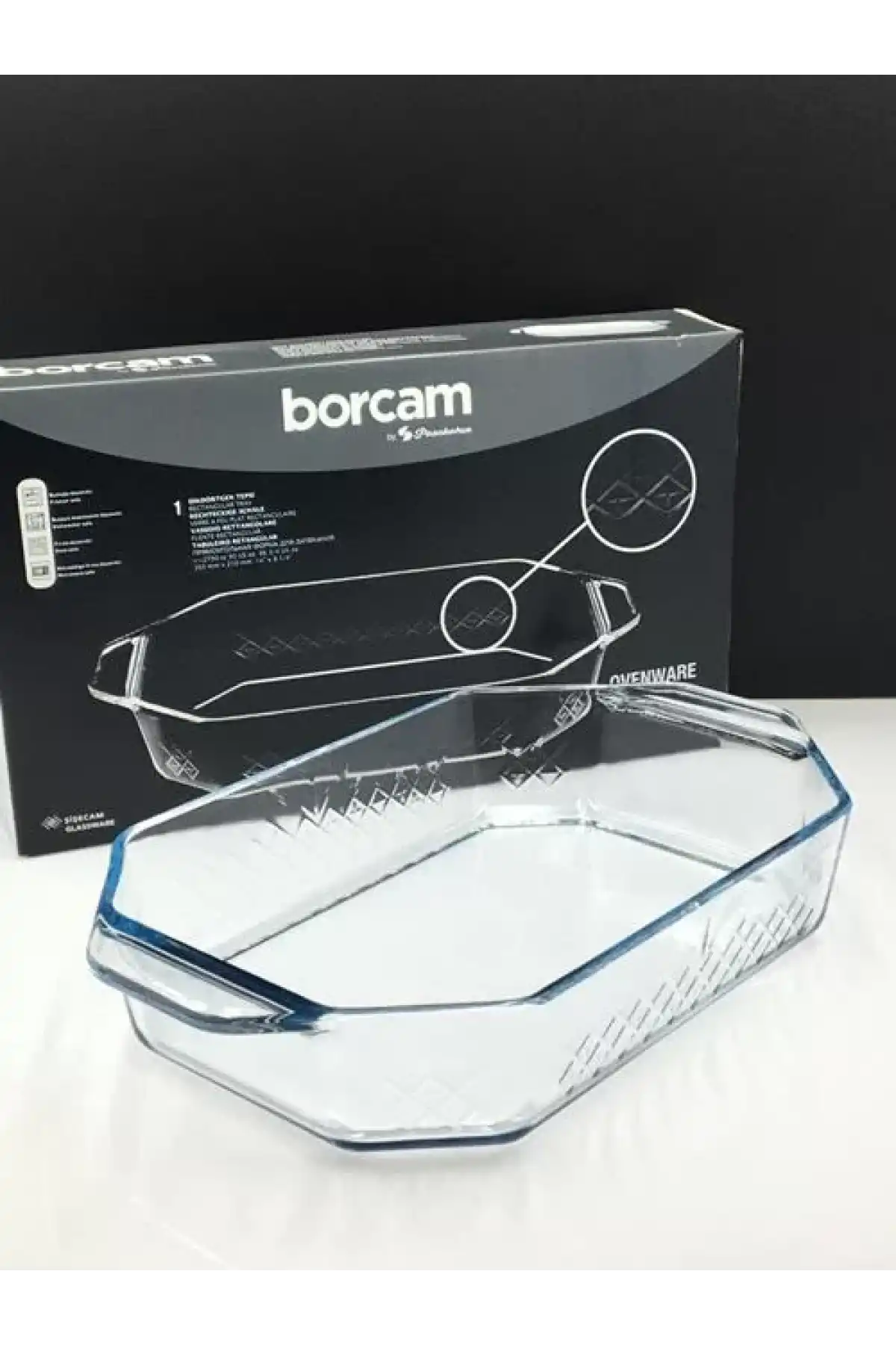Paşabahçe 59974 Borcam Fırın Tepsisi 2750 cc 36X21 cm