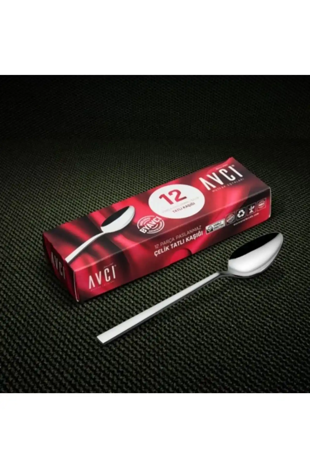 Avcı 915 Klas Tatlı Kaşığı 12li