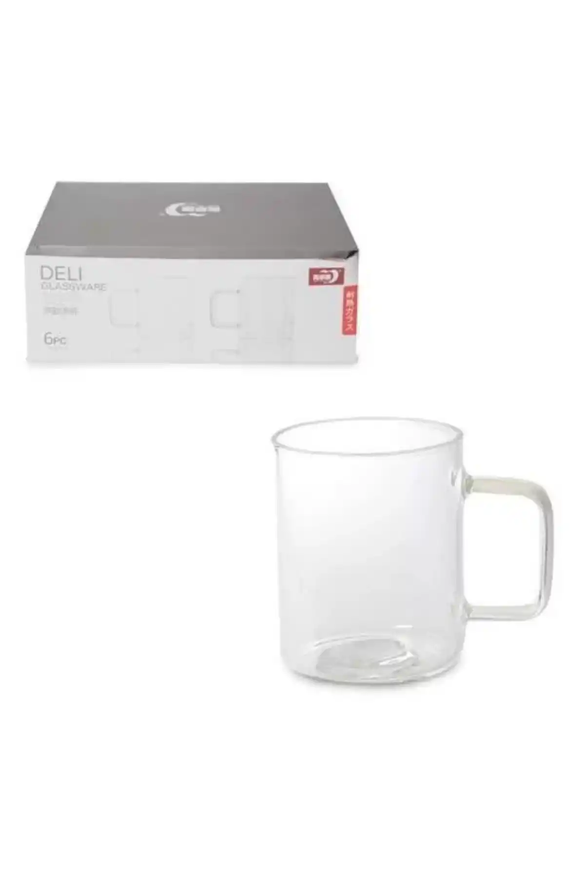 İpek GPB14.220 Borosilikat Kupa 220 Cc 6 Lı