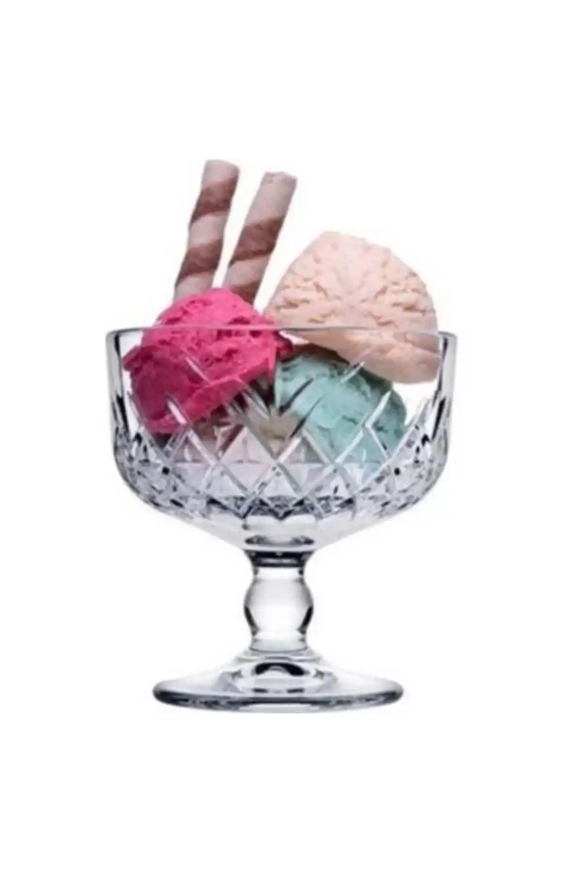 Paşabahçe 440211 Timeless Ayaklı Dondurmalık Cup 250 cc 2li