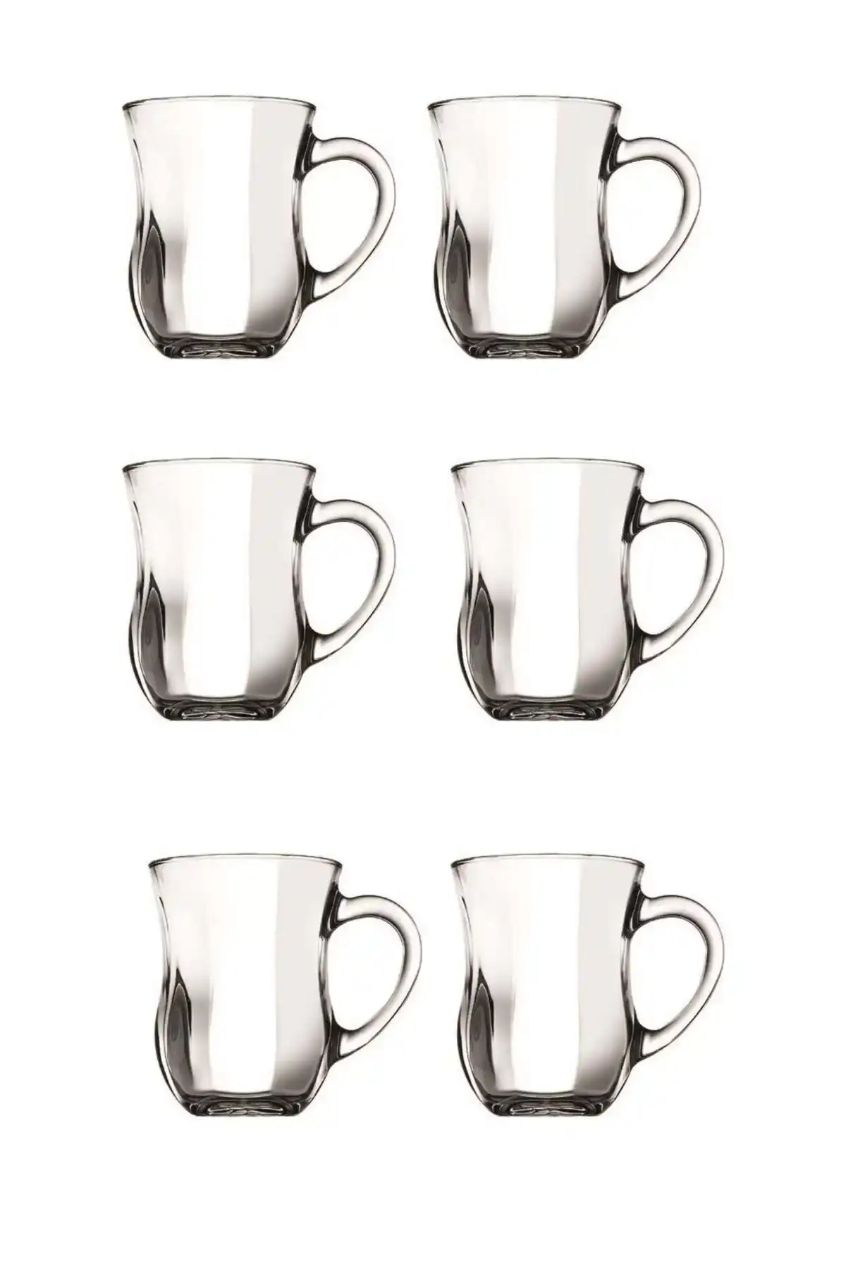 Paşabahçe 55373 Dem Kulplu Çay Bardağı 142 cc 6lı