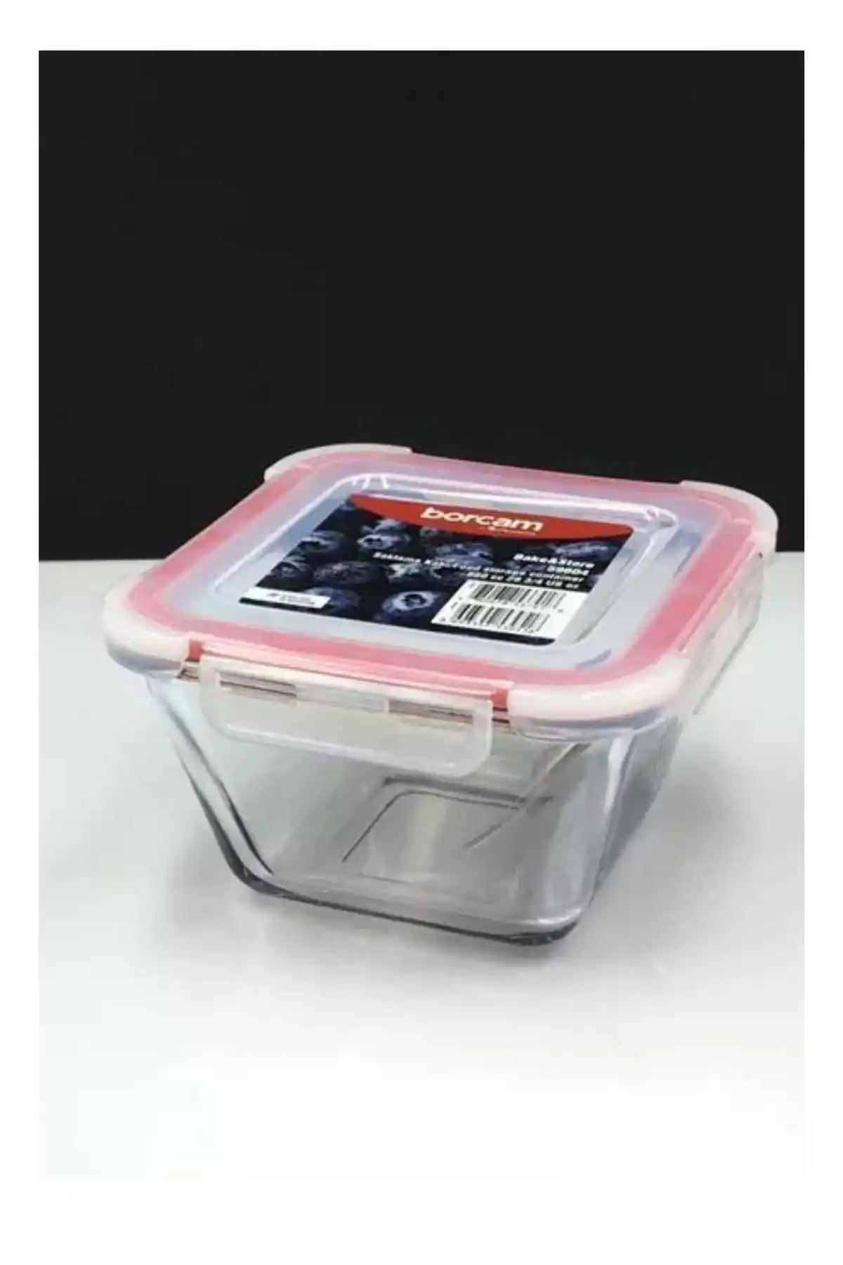 Paşabahçe 59604 Pembe Borcam Saklama Kabı 860 cc