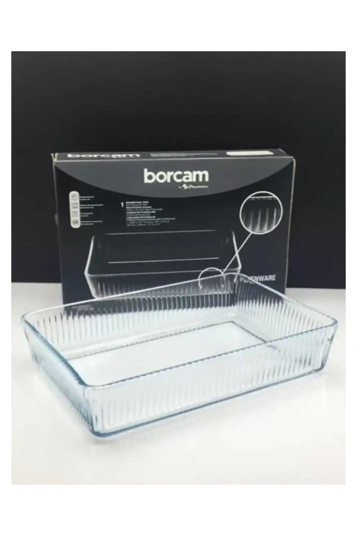 Paşabahçe 59964 Borcam Fırın Tepsisi 3000 cc 30X20 cm