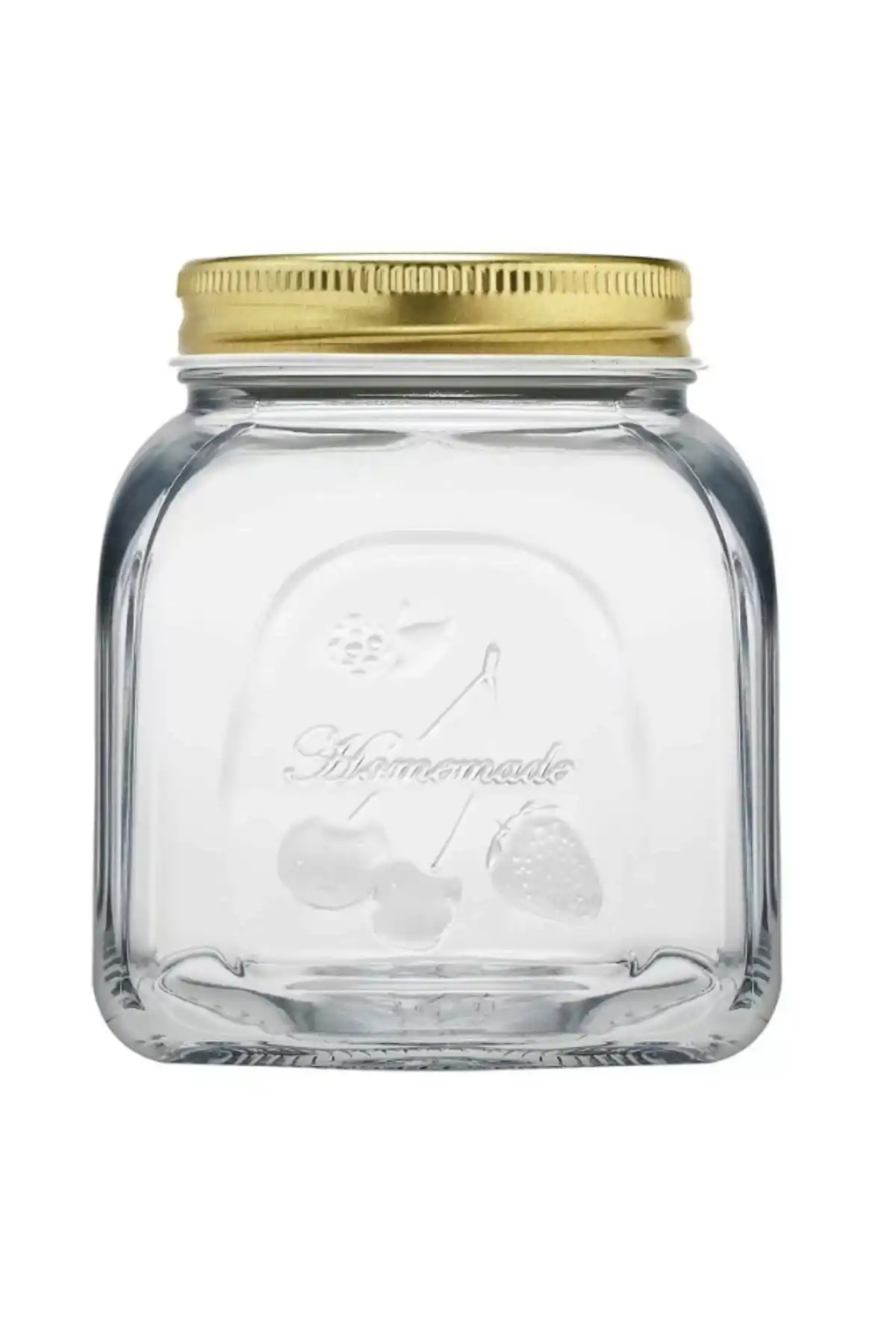 Paşabahçe 80384 Homemade Metal Kapaklı Cam Kavanoz 500 cc