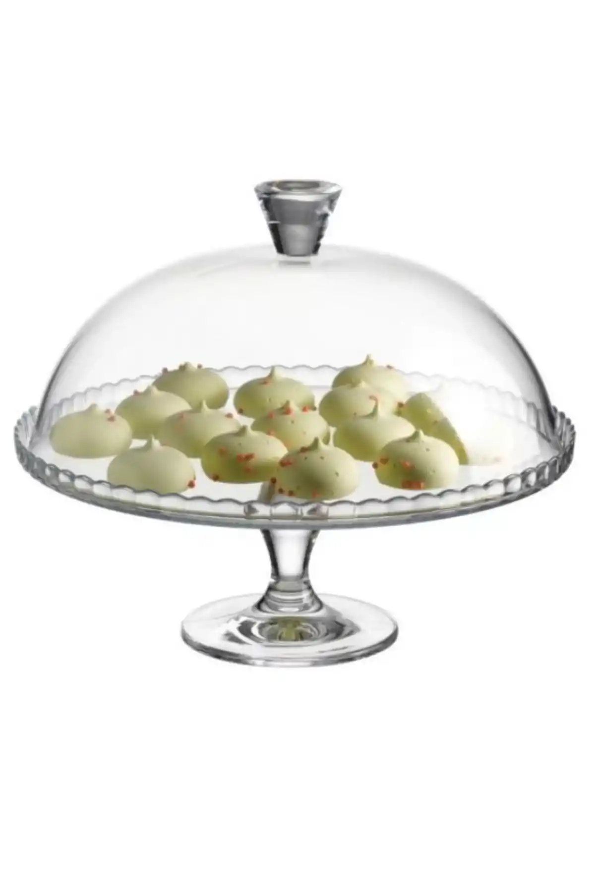 Paşabahçe 95200 Patisserie Ayaklı ve Kapaklı Servis Tabağı 32,5 cm
