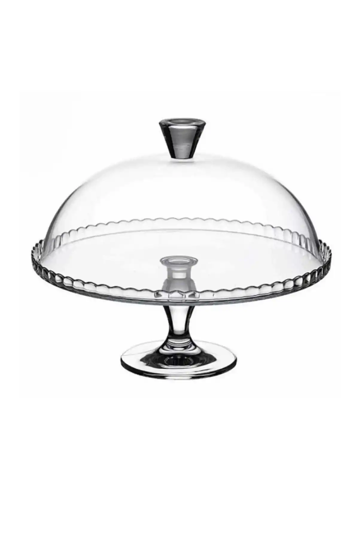 Paşabahçe 95200 Patisserie Ayaklı ve Kapaklı Servis Tabağı 32,5 cm