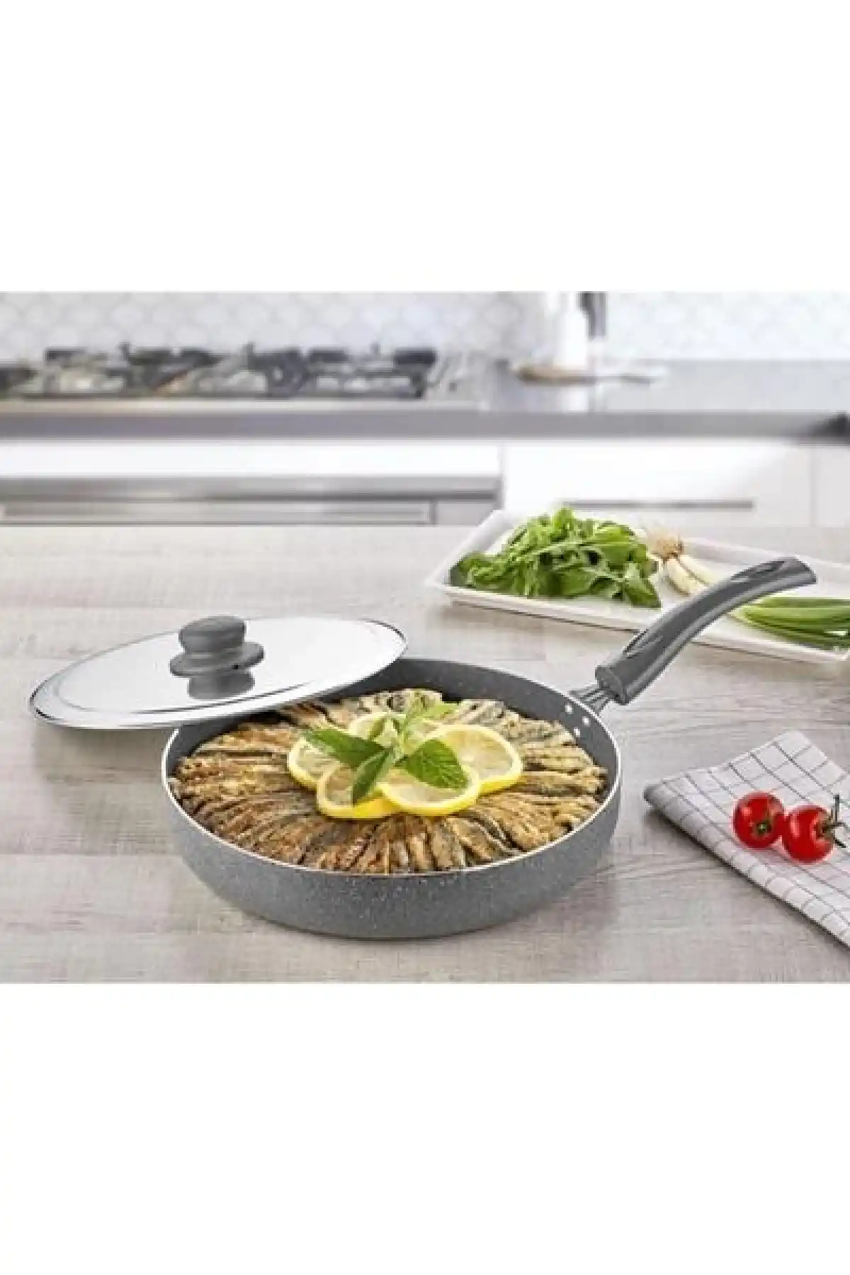 Leydi MTV32 Marble Balık Tavası 32cm